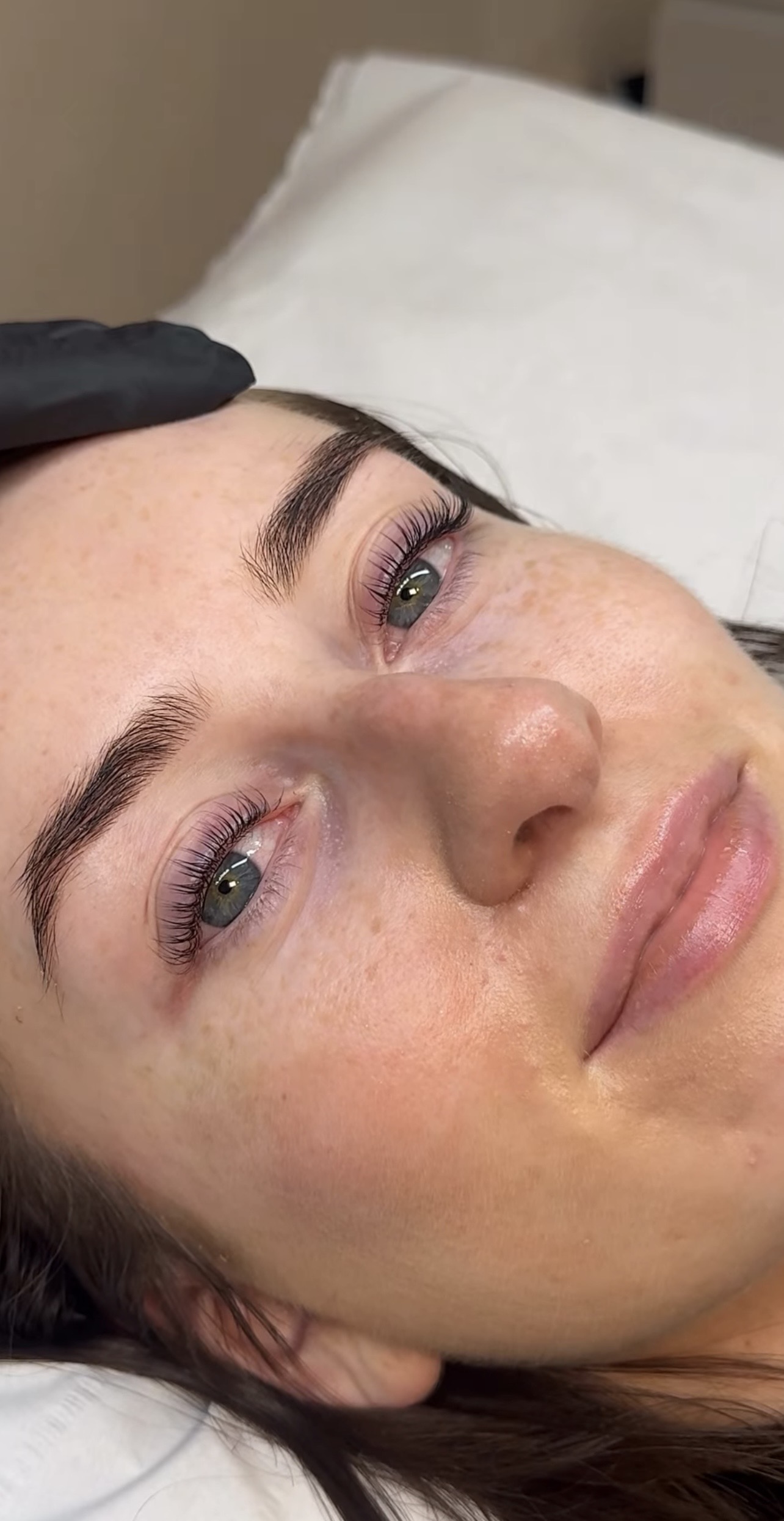 Lash extensions after treatment Elevated Beauty Newtownards